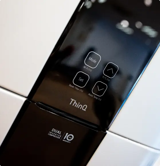a sleek, modern smart oven with a digital display and intuitive controls, designed for efficient cooking and convenience